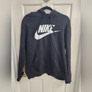 NIKE mens Black Hooide Size LG